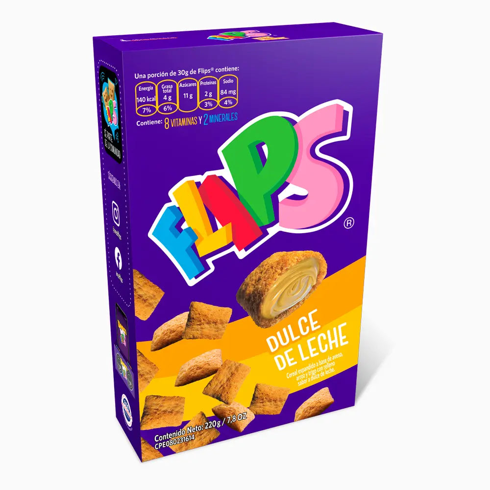 Flips 220gr – Cereali Dulce de Leche